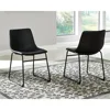 Centiar Mid Century Dining Room Bucket Chair, 2 Count, Black 2