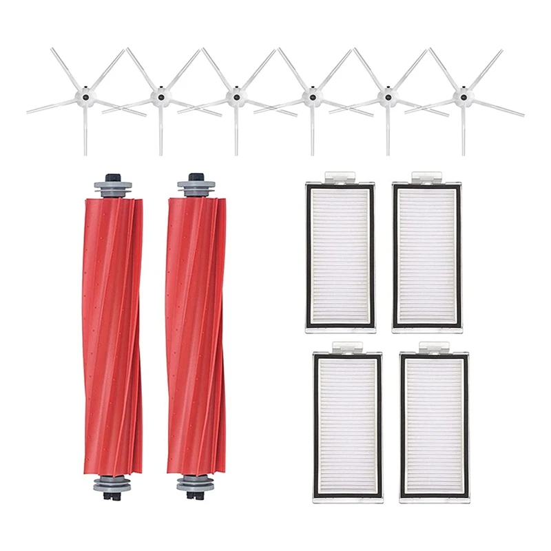 

Основная щетка + боковая щетка + аксессуары для фильтра для Roborock Q7 Max / Q7 Max Plus / T8 аксессуары для робота-пылесоса