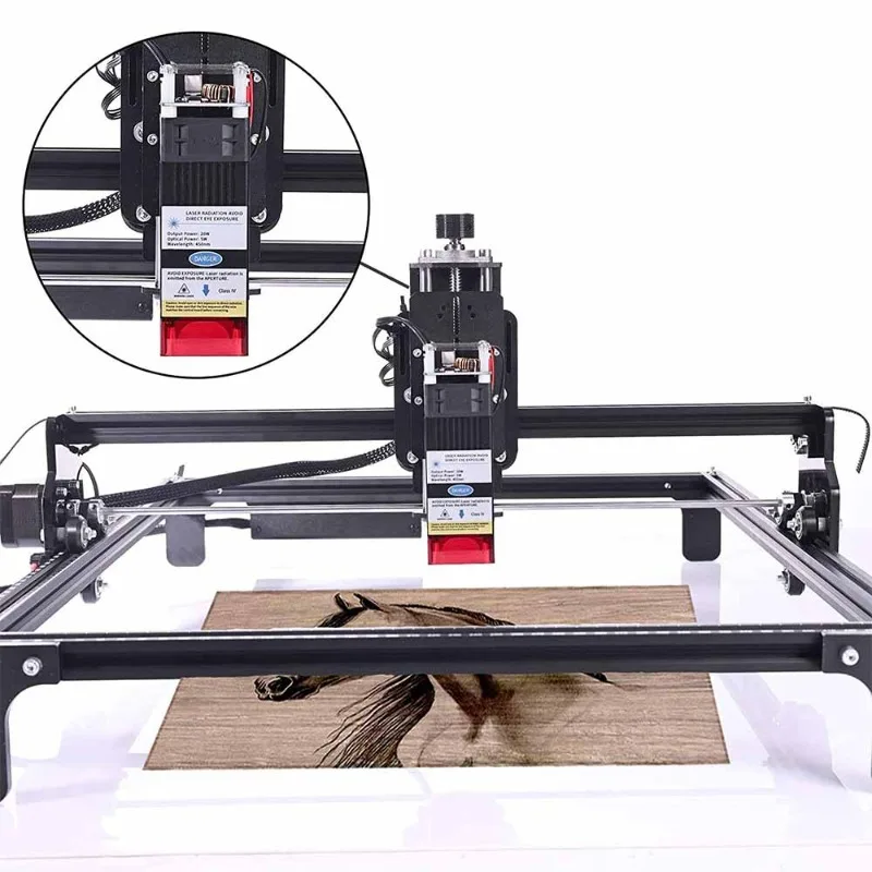 

Портативный лазерный гравировальный станок для металла CNC 4240 40 Вт лазерный гравер с концевым выключателем резка древесины MDF