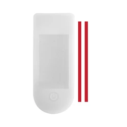 Waterproof Silicone Dashboard Cover for Electric Scooter Display Protection (WHITE)