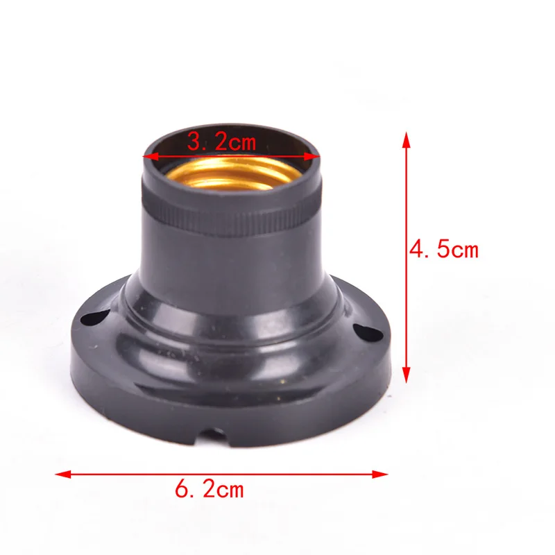 Lamp Holder Lamp Bulb Holder Socket Converter Lamp Base Lamp Socket Adapter DIY Lighting Accessories 10pcs/lot E27 60W Light Base Holder Socket Home Office LED Bulb Lamp Adapter Fitting Converter Stand