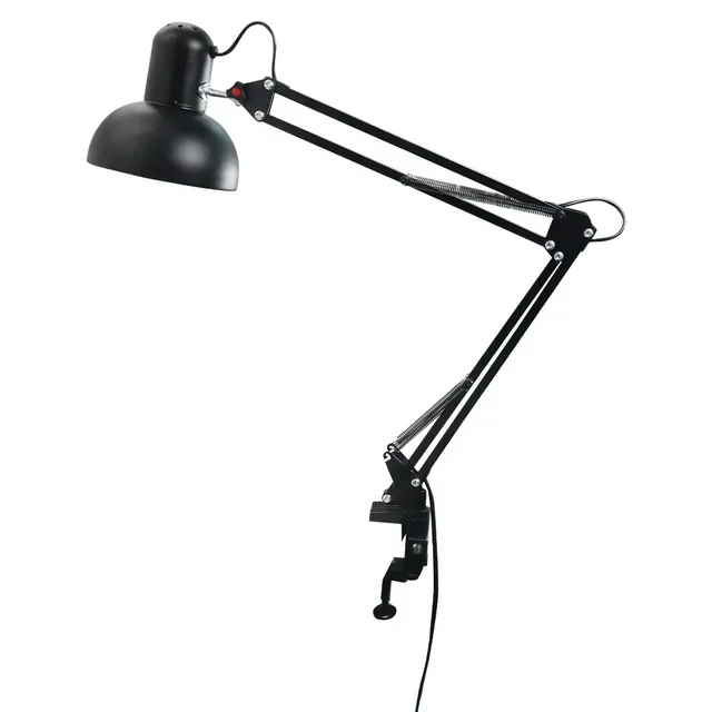デスクライト スイングアーム LED デスクランプ E27電球付き 目の保護 