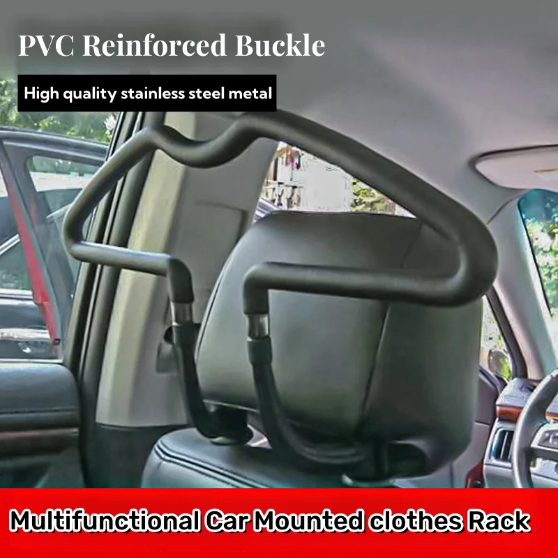 Car Coat Hanger Car Hook Universal Car Hanger Coat Clothes Back Seat Headrest Hangers Cloth Jacket Suit Trousers Phone Holder Rack Hook Auto Accessories