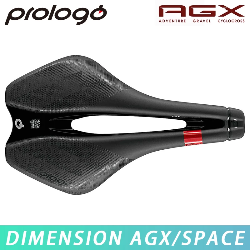 

Prologo Original Dimension Agx V-Shape Road MTB Bike Comfortable Saddle Tirox Rail Carbon Fiber Base Bicycle Saddle Cycling Part
