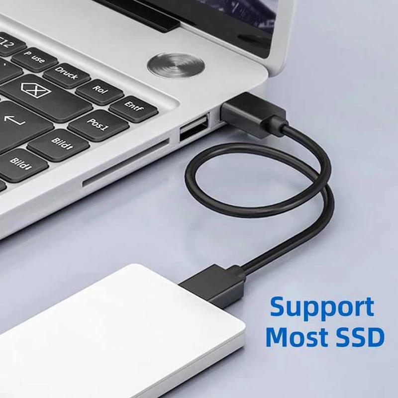 รูปสินค้า สาย USB 3.0 คุณภาพสูง สำหรับฮาร์ดดิสก์ กล้อง และมือถือ