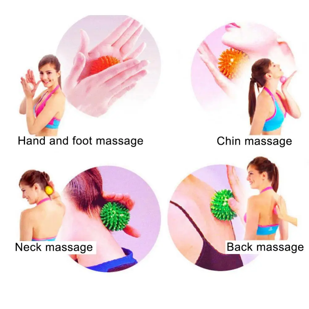 Portable LED Flashing Bounce Spike Massage Ball Stress Relief Kids Pet Gog Toy Inflatable Rubber Ball for Children Exercise