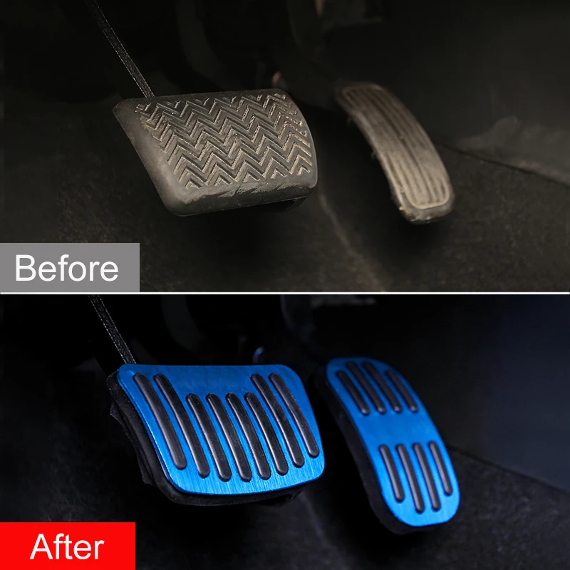 Pedaliera Freni Per Toyota Yaris Cross 2020-2024 - In Lega E Gomma Antiscivolo, Nero, Senza Foratura - Foto 5