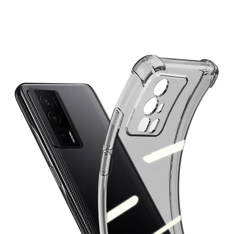 Clear Shockproof Silicone Soft Ultra-Thin Luxury Back Cover Case
