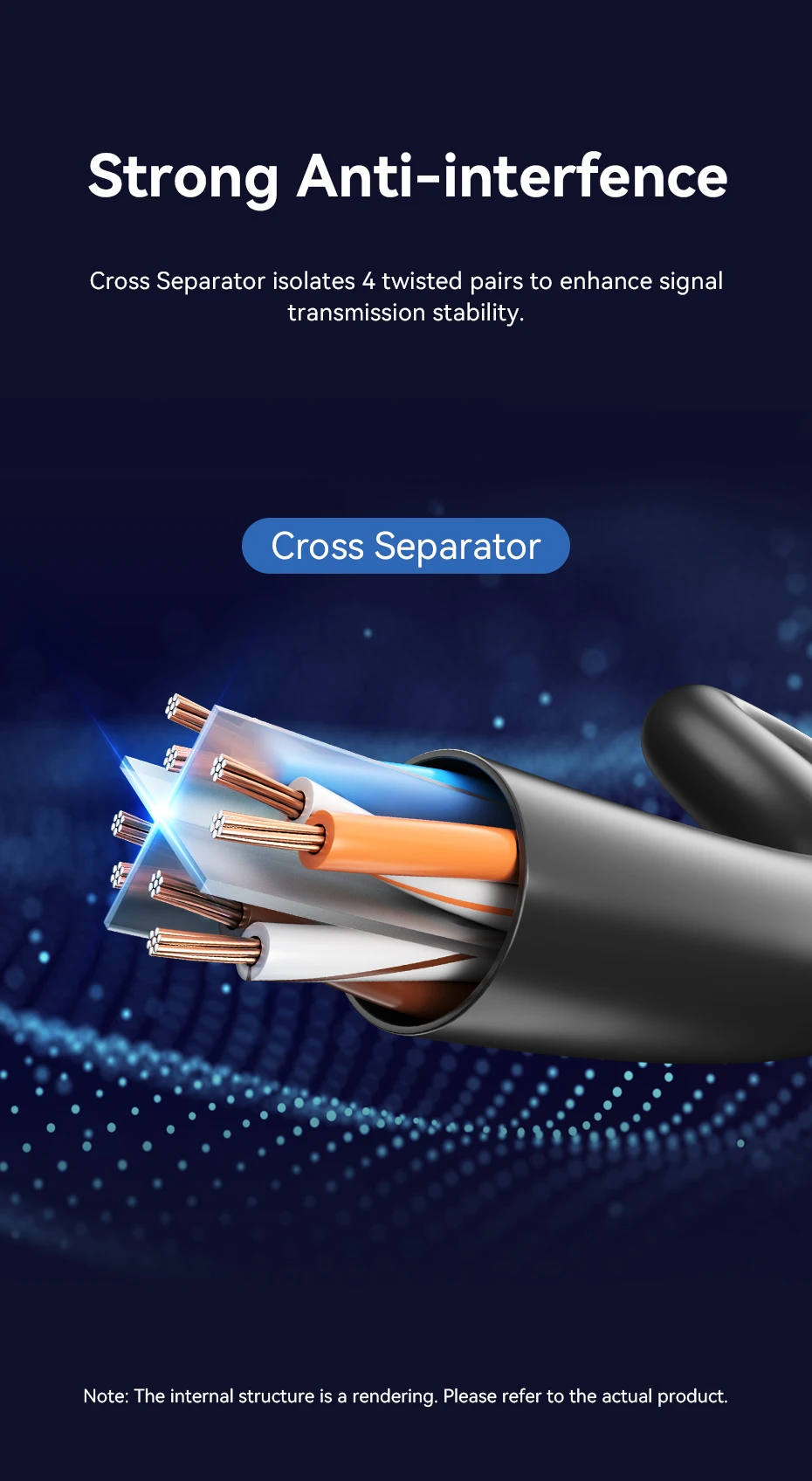 Cat6 Ethernet Cable 90° Right Angle Design CAT 6 Networking Internet Lan Cord fo