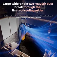 Ventilateur rafraîchisseur d'air portable Yanace avec écran LED, climatiseur personnel silencieux pour la maison, le bureau, le camping, refroidissement rapide, refroidisseur évaporatif économe en énergie 6