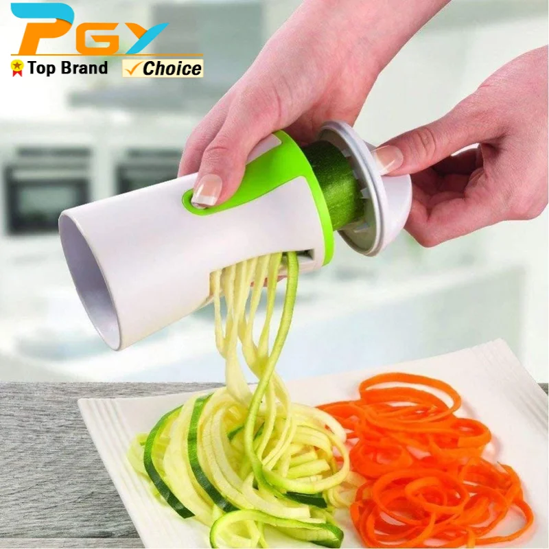 Spiralizer Portatile Affettatrice Di Verdure Spiralizer Portatile Pelapatate Affettatrice A Spirale In Acciaio Inossidabile Per Patate Carote Spaghett