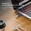 USB C To 8 Pin Adapter Type C To 8 Pin Audio Converter Headphone Earphones Converter for iPhone 15 iPad MacBook Type C Phone 3