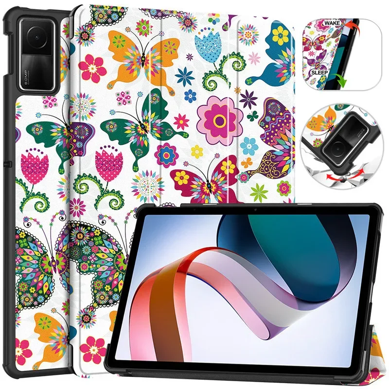 Capa Protetora Magnética para Xiaomi Redmi Pad Capa para Tablet Tri-dobrável 11 cm 2023