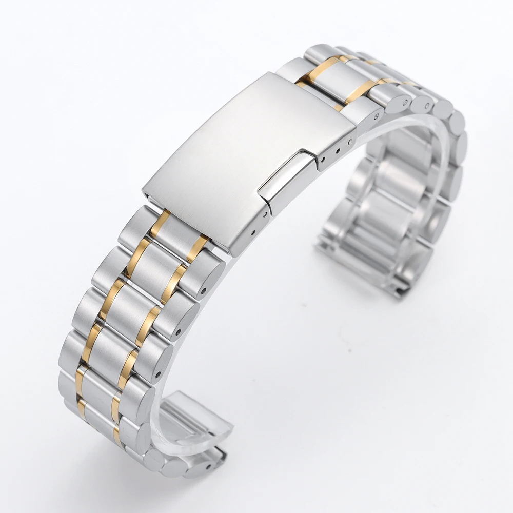 Elegant Stainless Steel Watch Strap - Versatile Replacement Band