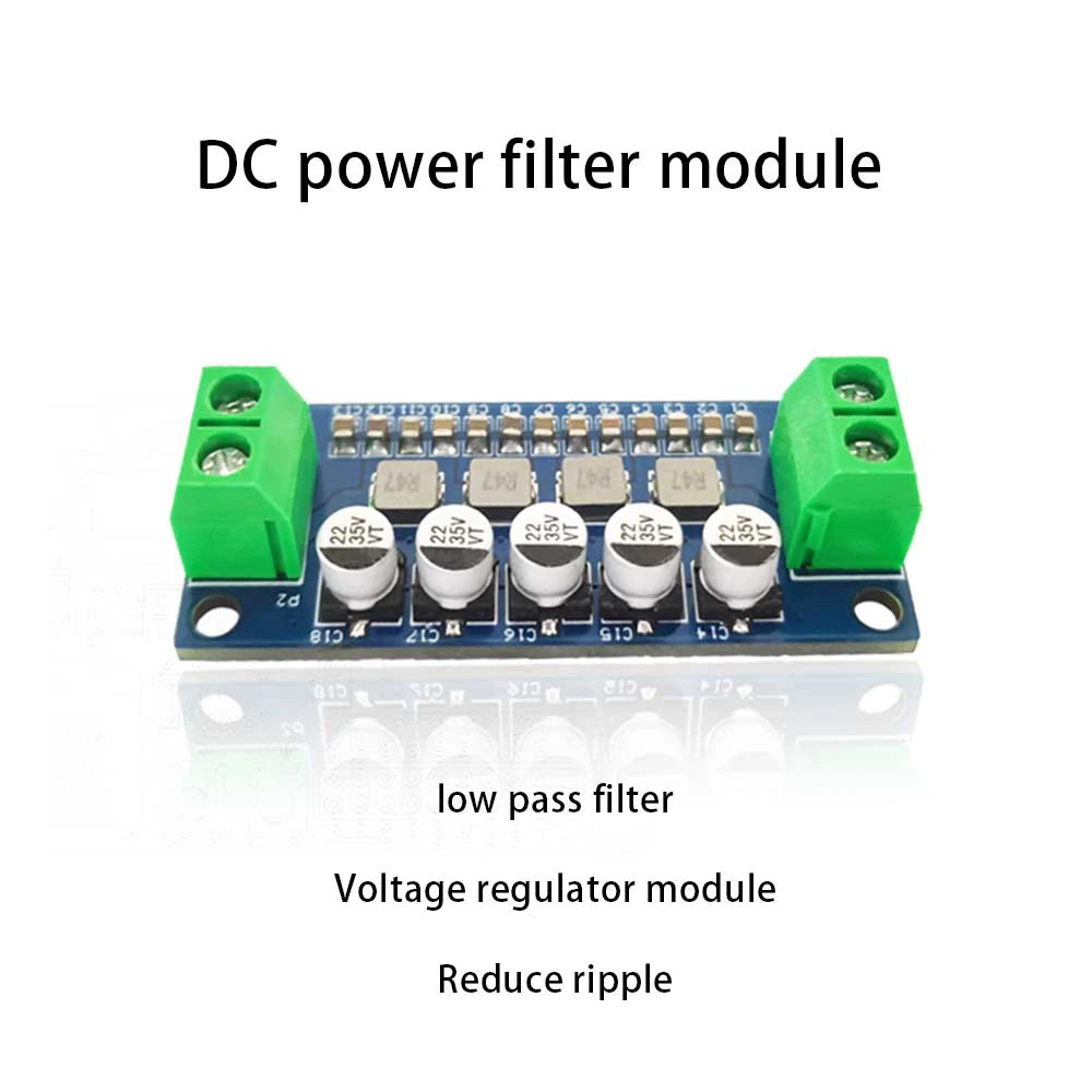 DC 0 35V Power Filter Modul Low pass Filter Spannung Regler Modul 0 5A ...
