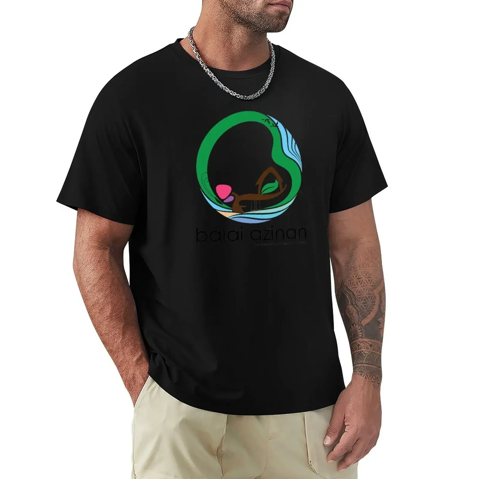 

Balai Azinan T-Shirt vintage Blouse plain Men's t-shirt