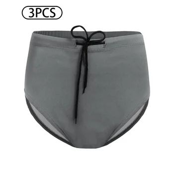 3 Pezzi di Biancheria Intima Adattiva per Adulti, Pannolini Riutilizzabili per Esigenze Speciali, Impermeabili e Anti-perdita, con Coulisse, Lavabili