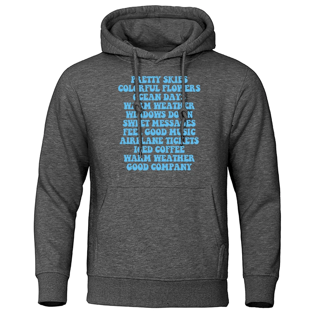 

Something Beautiful And Beloved Male Clothes Fashion Oversized Hoodies Hip Hop Street Clothing All-Match Simplicity Streetwear