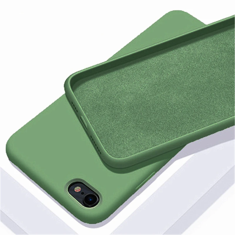 Liquid Silicone Soft TPU Back Bumper Case - Original Protective Cover
