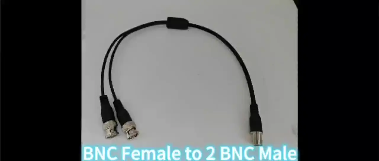 YACSEJAO BNC naar 6.35mm TS Adapter Kabel 2M/6.6FT 1/4 Mono Plug naar BNC BNC Plug Bidirectionele Connector Kabel voor CCTV DVR Camera Antenne Radio en Meer