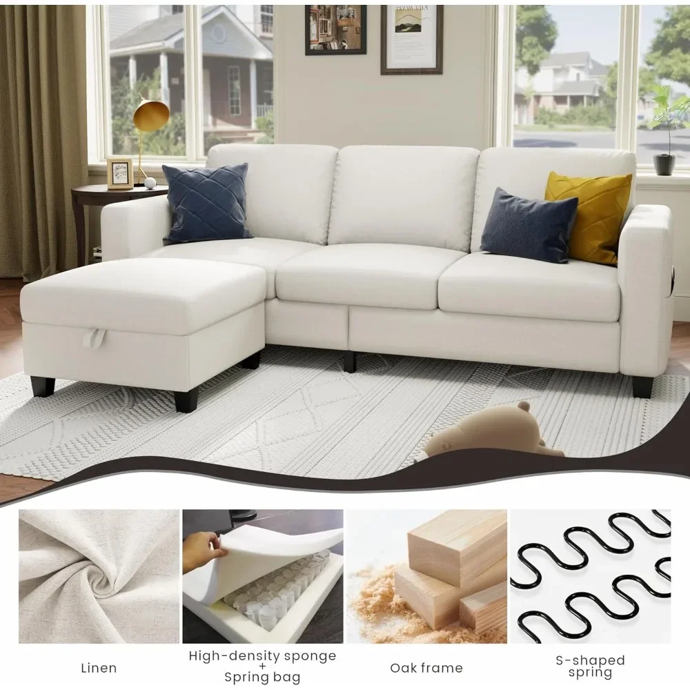 L-Shaped Modular Sectional Sofa 5