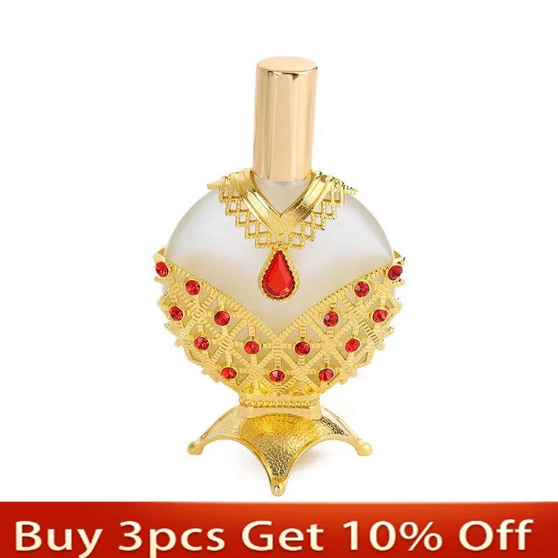 Vintage Perfume Bottle Diamond Shape Handmade Manual Painting Small Empty Refillable Bottles Metal Glass Wedding Decor Gift diy 5d diamond painting kits