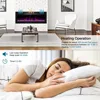 68 Inch Electric Fireplace Recessed and Wall Mounted, Fireplace Heater and Linear Fireplace, Ultra-Thin Electric Fireplace 5
