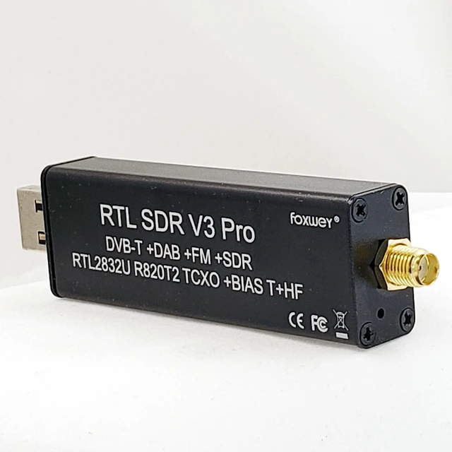 RTL SDR USB Receiver, High Accuracy Electric Component Wide Compatibility  SDR Receiver TCXO for