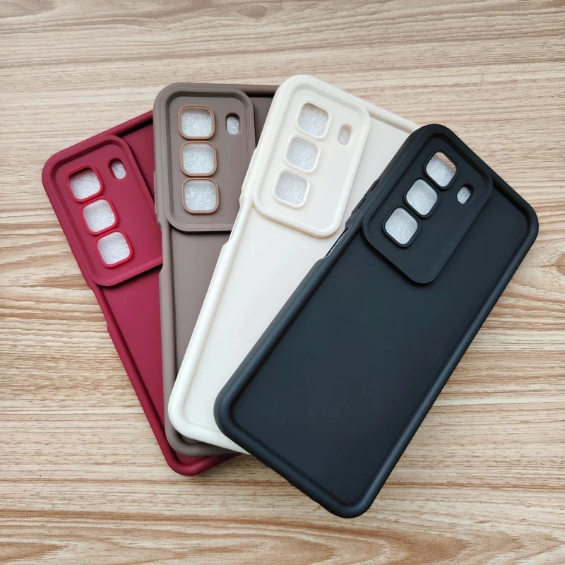 Retro Skin Feel Frosted Silicone Armor Matte Durable Frame Flexible Phone Case