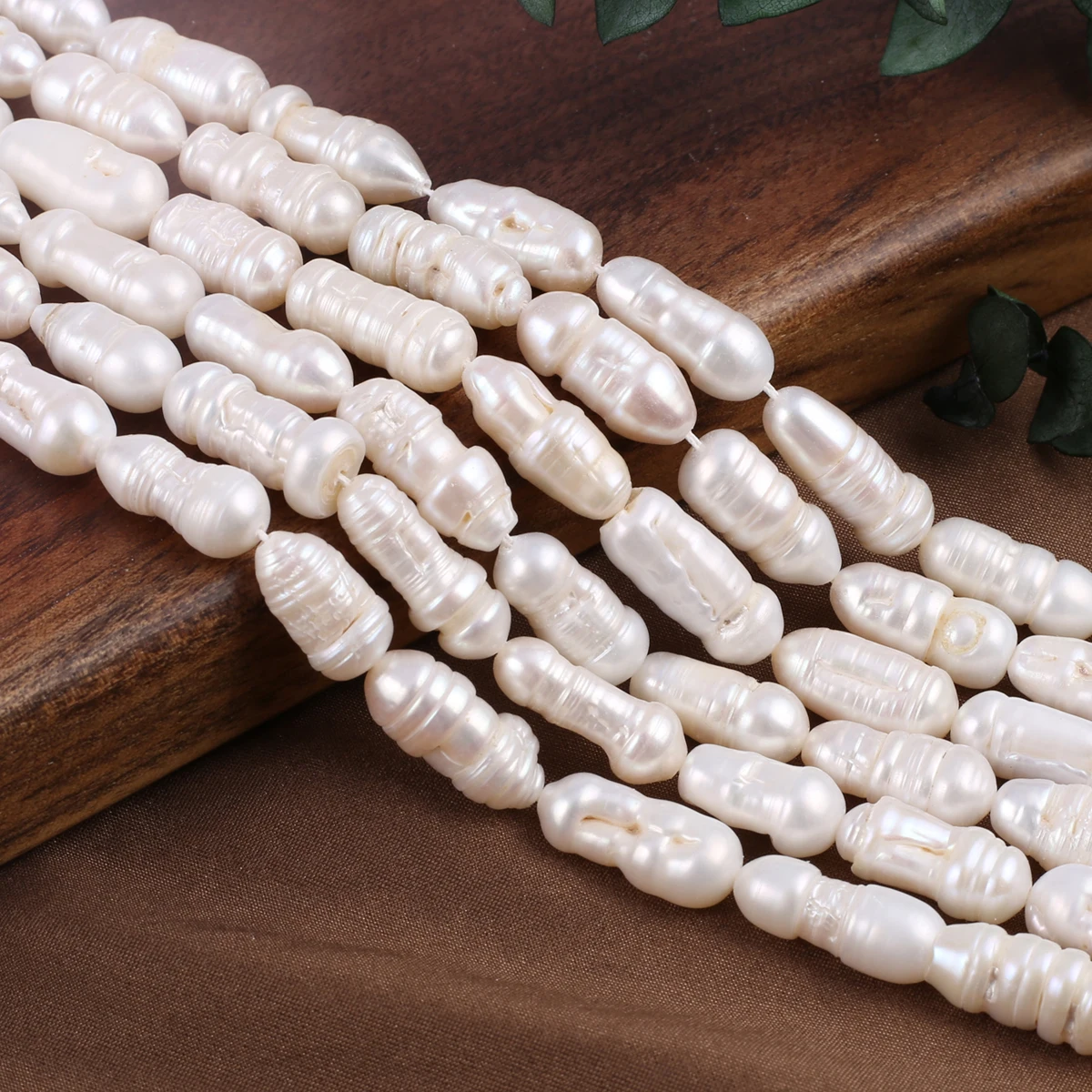 Natural Baroque Pearl Irregular Shaped Pearl Charm Jewelry Making DIY Necklace Earrings Bracelet Accessories Gift 7x18-8x20mm