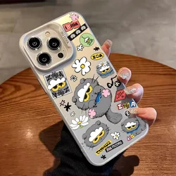 Kawaii Fashion TPU Silver Laser Soft Phone Case - iPhone 16 ( 1)