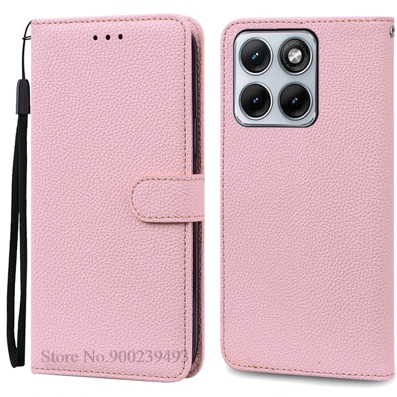 Enhanced Leather Flip Wallet Cover | Magnetic Book-Style Protective Case for Motorola Edge 70 Fusion