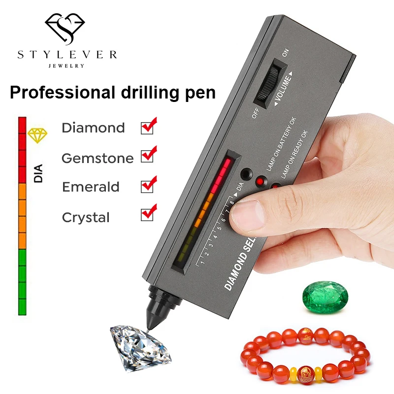 Diamond Test Pen Gemstone Selector Tool Expert Thermal Conductivity  Identification Tester High Precision Jewelry Diamond Testers - AliExpress