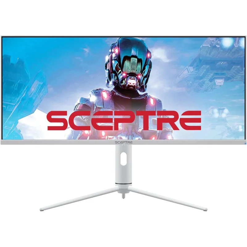 

Sceptre IPS 34" White UltraWide Monitor 3440 x 1440p HDR400 1ms up to 144Hz 95% DCI-P3 PIP PBP DisplayPort HDMI USB-C Height Adj