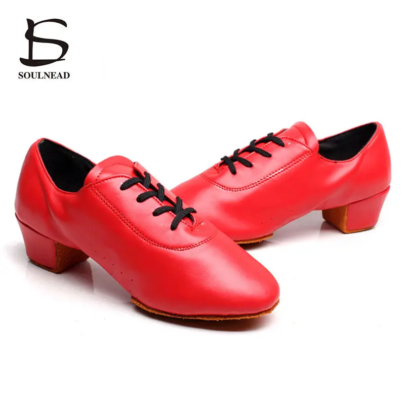 Latin Women Salsa Dance Shoes Jazz Ballaroom Dancing Shoe Charm Leather