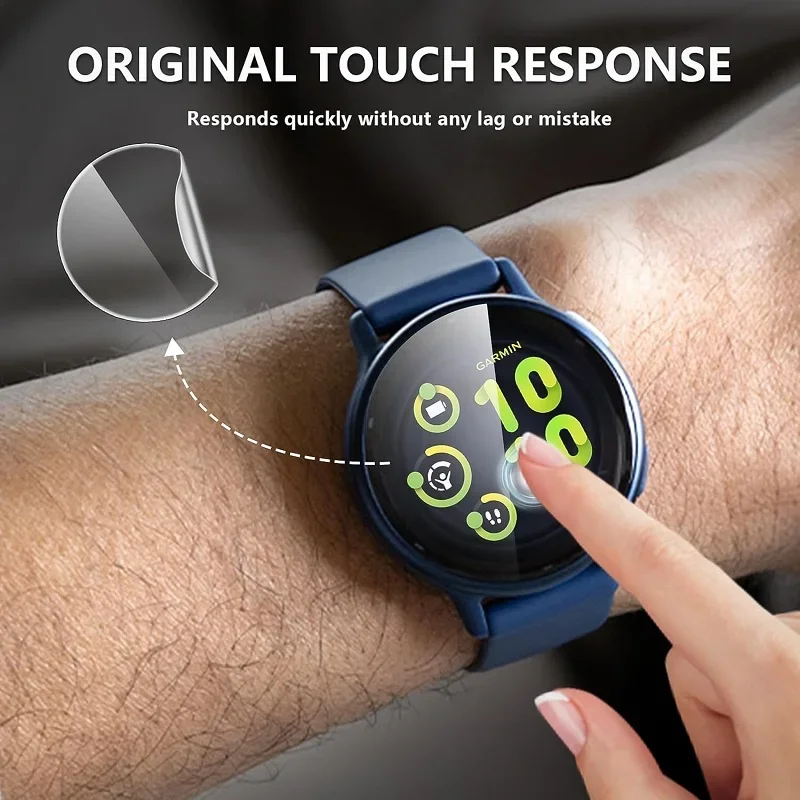 Garmin Vivoactive 6 용 1-5PCS 하이드로 겔 필름 Garmin Vivoactive5 용 소프트 고화질 필름 화면 보호기 보호 커버