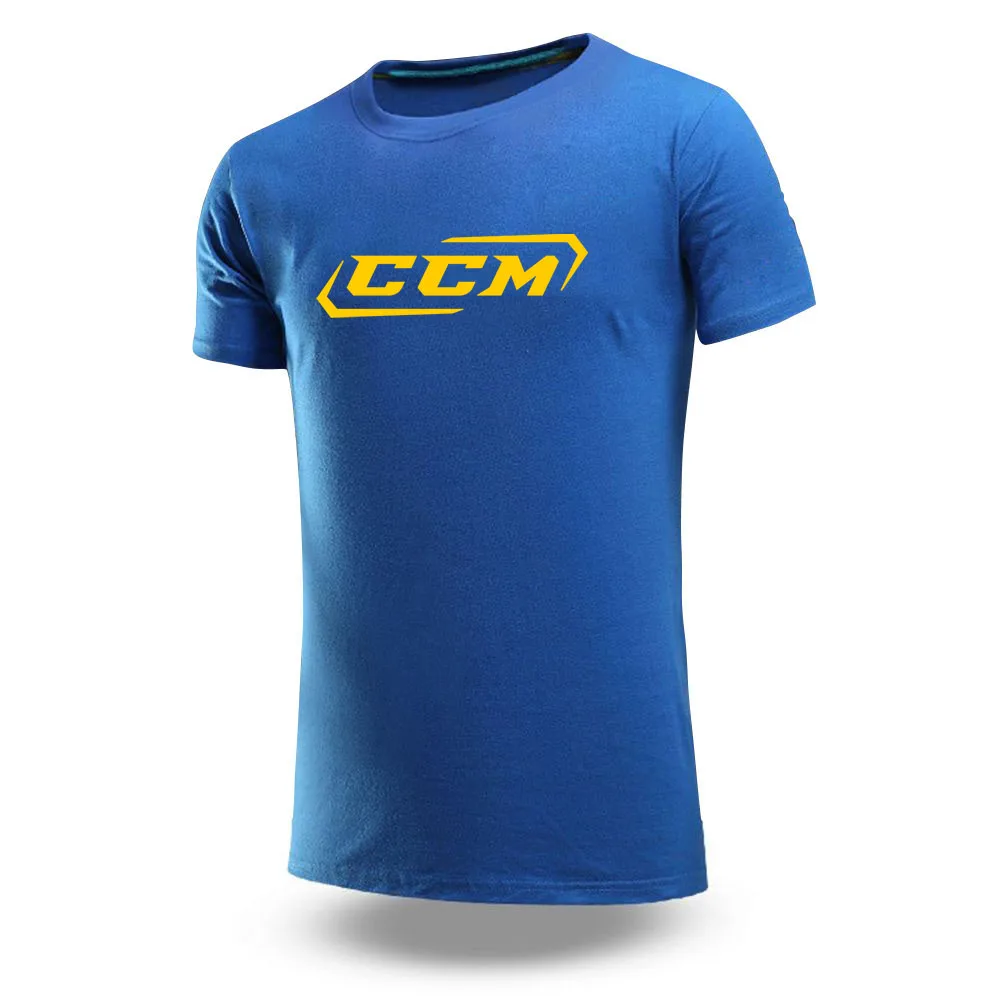 CCM summer new men's T-shirts leisure cotton short sleeves outdoor fashion leisure sports short sleeves.