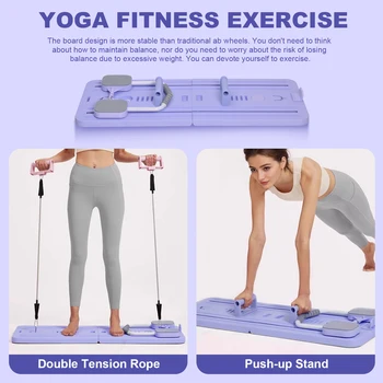 Foldable Pilates Reformer 4-in-1 1