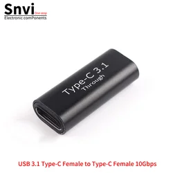 USB - C Male to Female 90 - Degree L - Shaped Thunderbolt Data Extension Adapter (3.1 Female 10Gbps)