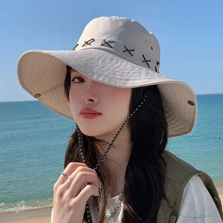 Spring summer men women universal quick dry outdoor hat hundreds of unisex riding mountaineering casual sunscreen hat cowboy