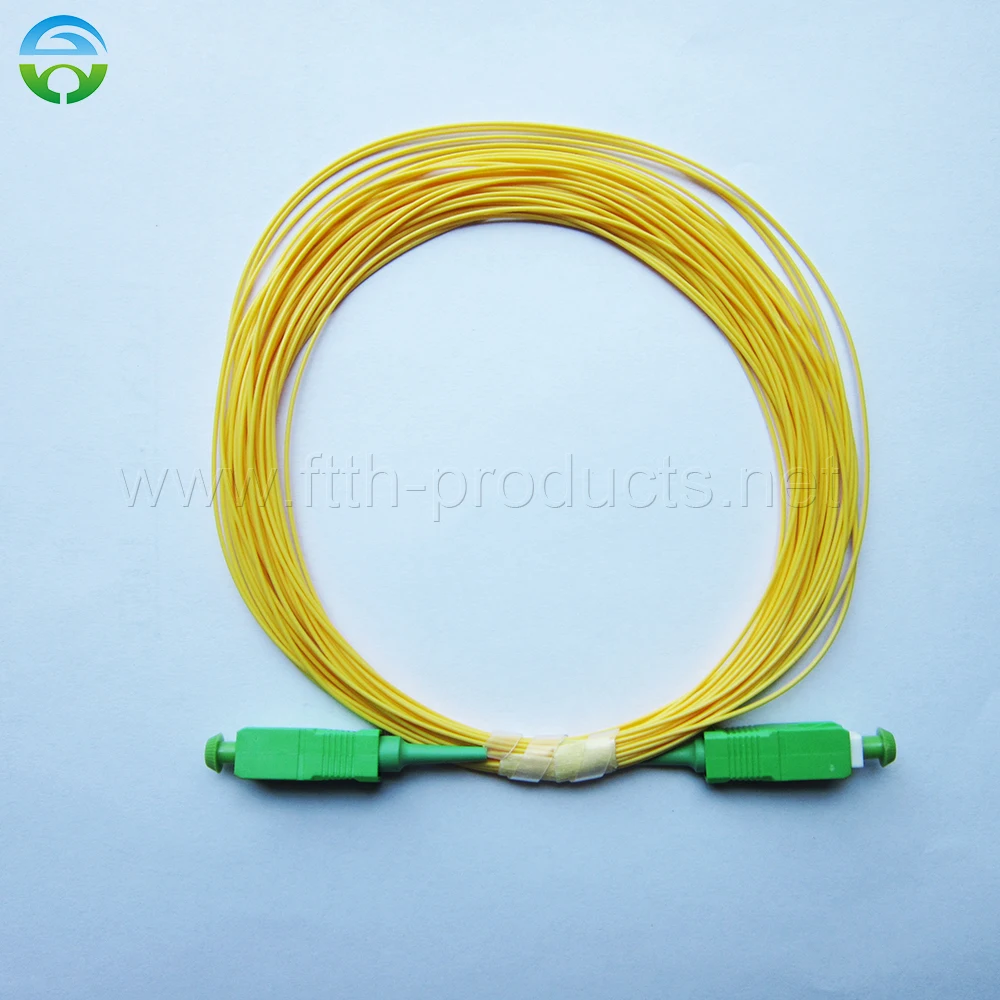 10 Pc Patch Cord Sc/Apc-Sc/Apc Sm Simplex G652D 0.9