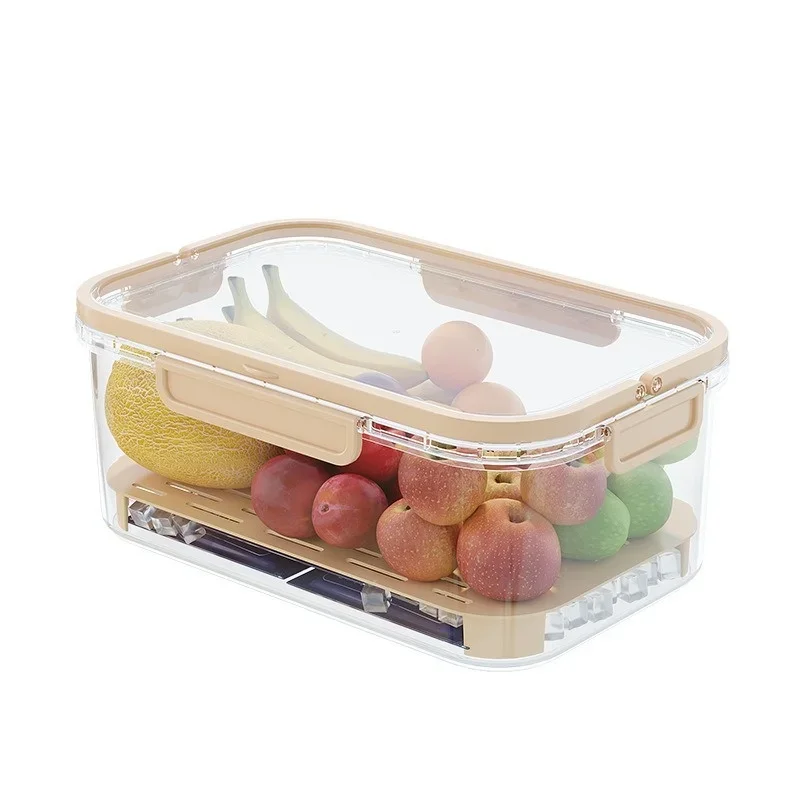 Handheld Fresh-keeping Box for Outdoor Spring Outing, Large Capacity Bento Box, Student Spring Outing Fruit Sealed Box LIJIAO