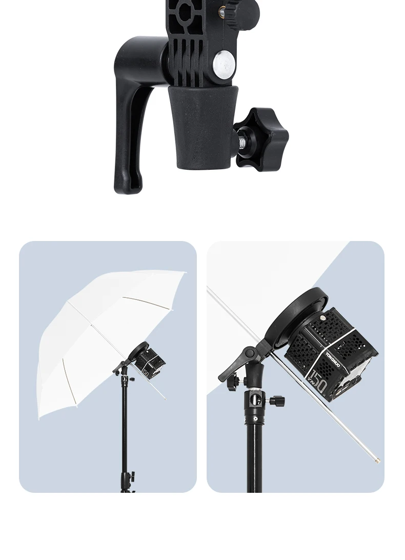 MB01 MB02 Mini Mount to Bowens Mount Adapter Quick Set-up for YONGNUO YN150 IFOO