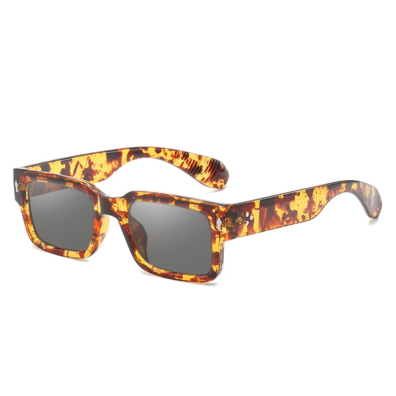 Trend Quadratische getönte Lesebrille Männer Frauen UV-Schutz Outdoor Schatten Sonnenbrille Persönlichkeit Presbyopie Leser +1,0 bis +4,0 – Detail 11
