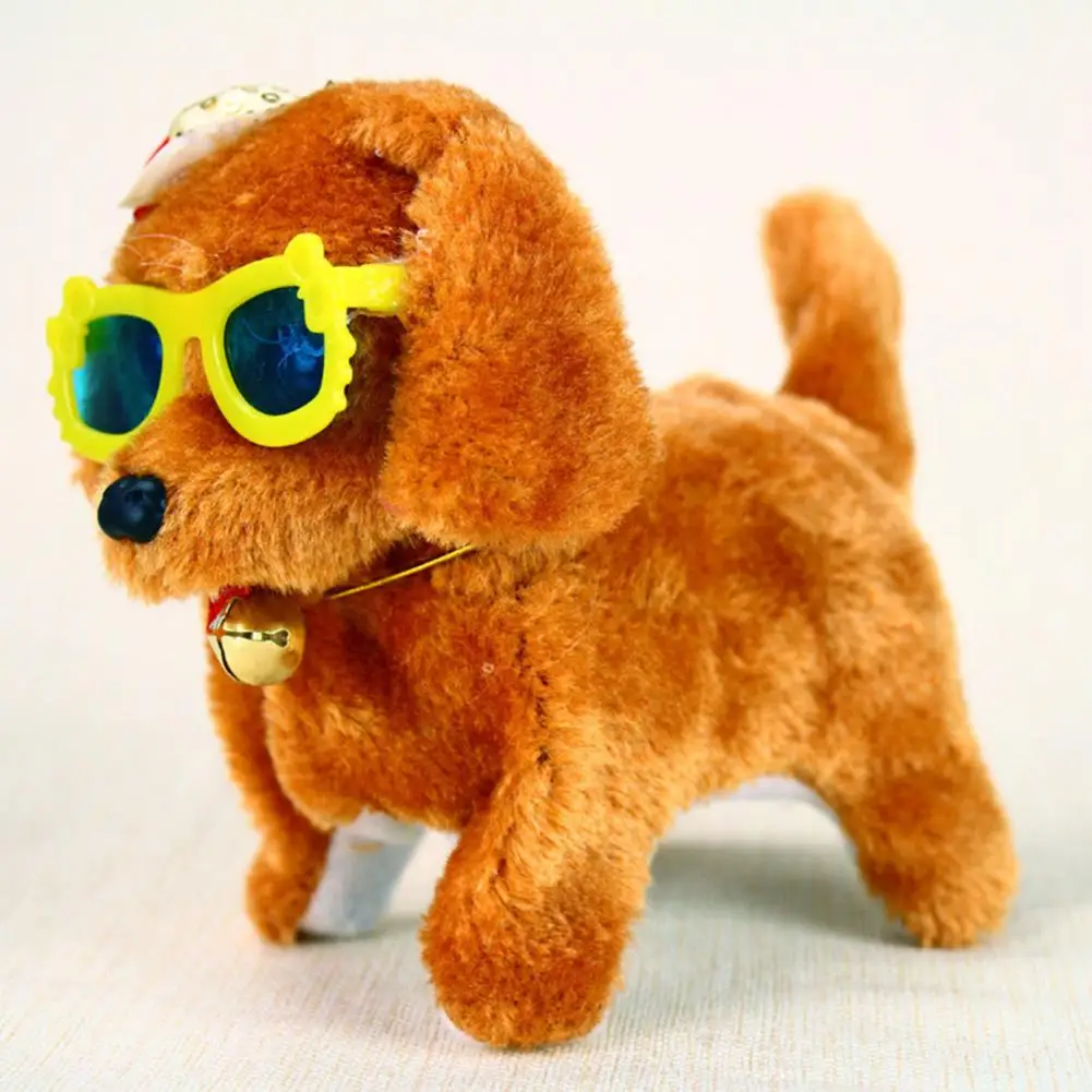 цена Fashion Fully Filled Plushie Electric Puppy Doll Animal Plush Toy Home Decoration Electric Plush Dog Dog Plush Toy