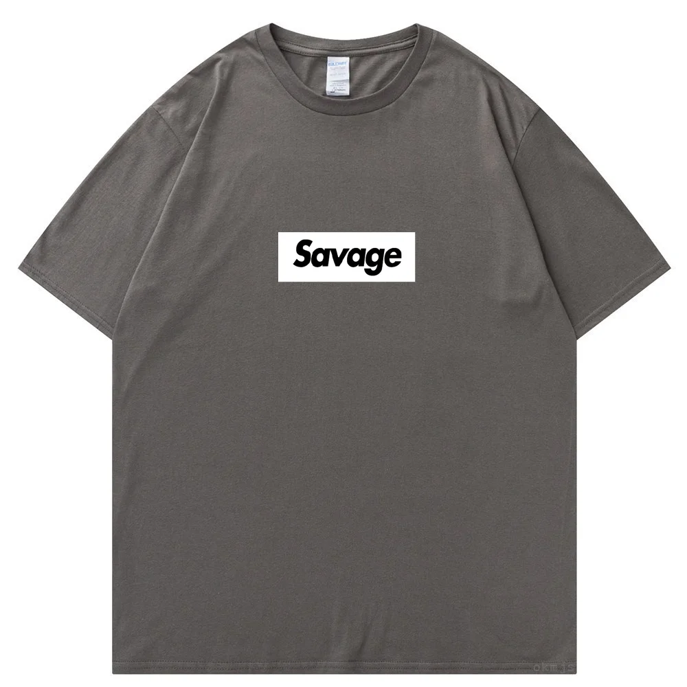 Savage Fuy Mes t shirts New Male Tshirts Hip Hop Sweat T-Shirt Summer Tops Cotto Oversize Me Clothes tshirts for_voghion.com