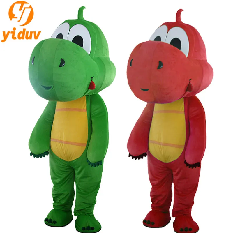 Green Dinosaur Mascot Costume Grass Green Dragon Walking Animation Performance Character Headgear Doll Clothes For Adult mascot costume
