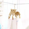 Cartoon Cat Drying Rack Windproof Drying Hanger Home Bra Underwear Socks Non-slip Hanger Children Adults Wardrobe Storage Rack 4