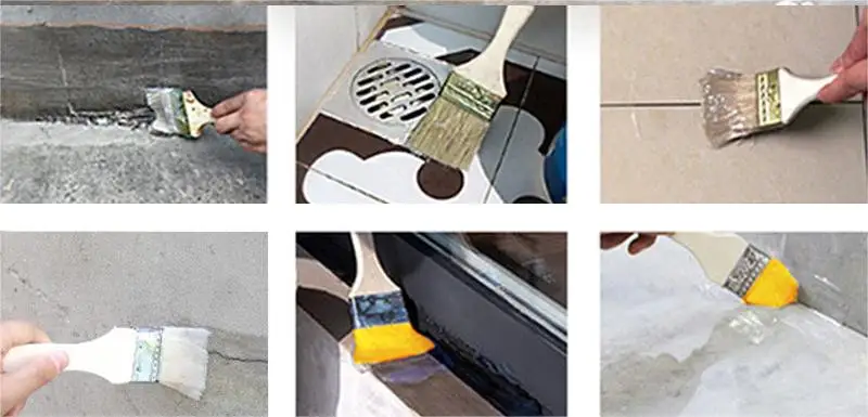 Description Picture 5 of item150g Transparent Waterproof Adhesive Acrylic Waterproof Material Toilet Tile Sealant Liquid Coating