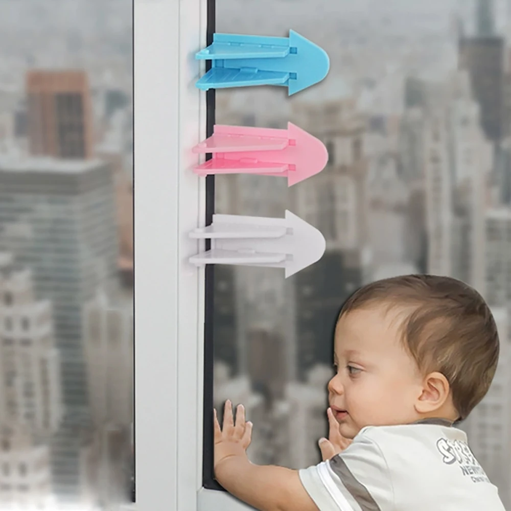 ABS Fenster Schutz Blocker Schiebetür Vorhängeschloss Baby Kind Sicherheit  Schloss Terrasse Schrank Garderobe Fenster Kinder Home Zubehör